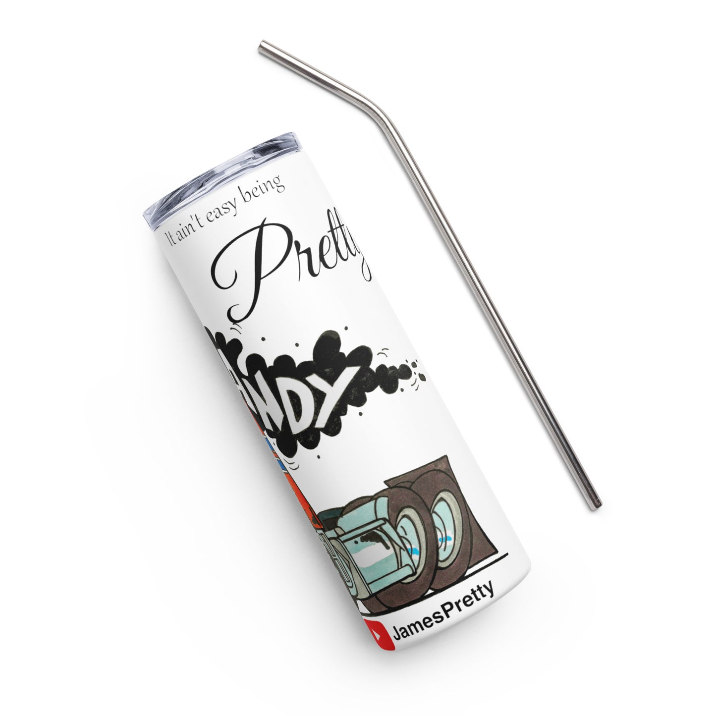 Candy Drink Tumbler and Straw